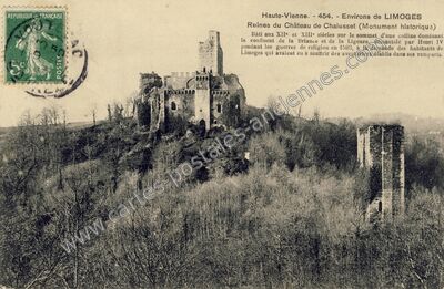 Carte postale ancienne Chalusset — Saint-Jean-Ligoure (Haute-Vienne)