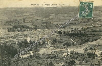 Carte postale ancienne Ardes sur Couze — Ardes (Puy-de-Dôme)