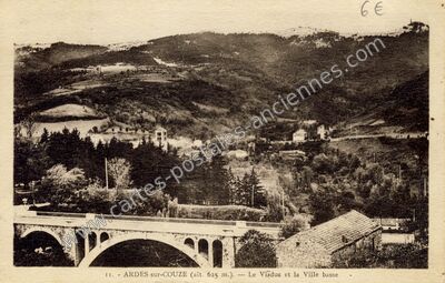 Carte postale ancienne Ardes sur Couze — Ardes (Puy-de-Dôme)
