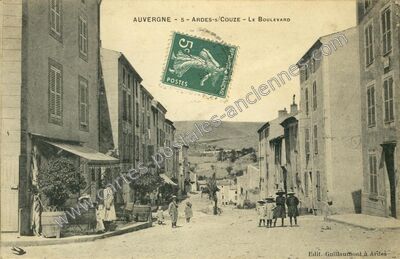 Carte postale ancienne Ardes sur Couze — Ardes (Puy-de-Dôme)