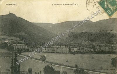 Carte postale ancienne Ardes sur Couze — Ardes (Puy-de-Dôme)
