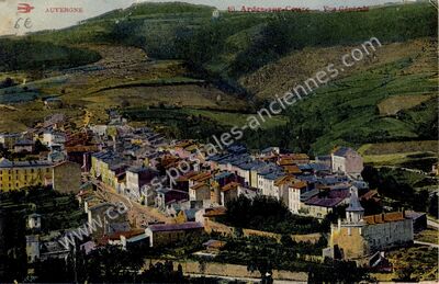 Carte postale ancienne Ardes sur Couze — Ardes (Puy-de-Dôme)
