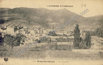 Carte postale ancienne Ardes sur Couze — Ardes (Puy-de-Dôme)