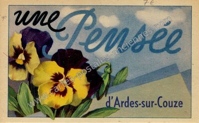 Carte postale ancienne Ardes sur Couze — Ardes (Puy-de-Dôme)