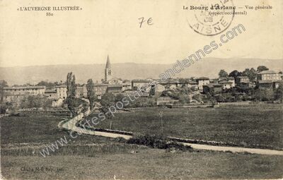 Carte postale ancienne Le Bourg d'Arlanc — Arlanc (Puy-de-Dôme)