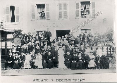 Carte postale ancienne Hôtel du Prince — Arlanc (Puy-de-Dôme)