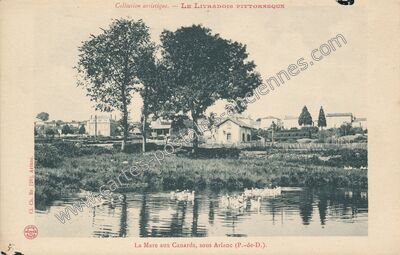 Carte postale ancienne La Mare aux Canards — Arlanc (Puy-de-Dôme)
