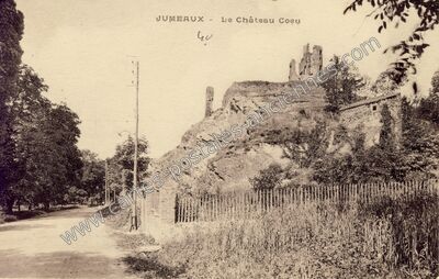 Carte postale ancienne Chateau Cocu — Jumeaux (Puy-de-Dôme)
