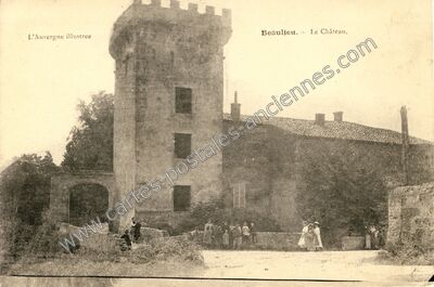 Carte postale ancienne Le Château — Beaulieu (Puy-de-Dôme)