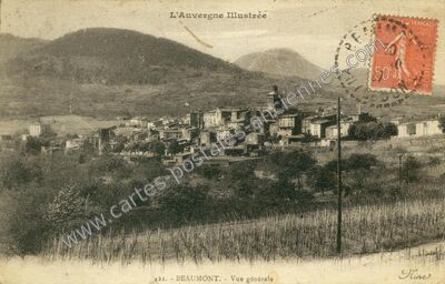 Carte postale ancienne Beaumont — Beaumont-lès-Randan (Puy-de-Dôme)