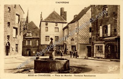 Carte postale ancienne Besse en Chandesse — Besse-et-Saint-Anastaise (Puy-de-Dôme)