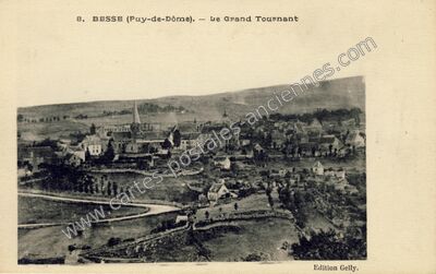 Carte postale ancienne Besse — Besse-et-Saint-Anastaise (Puy-de-Dôme)