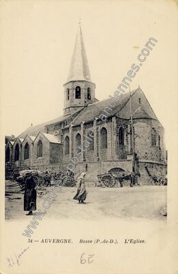 Carte postale ancienne Besse — Besse-et-Saint-Anastaise (Puy-de-Dôme)