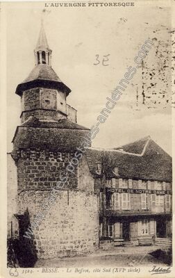 Carte postale ancienne Besse — Besse-et-Saint-Anastaise (Puy-de-Dôme)