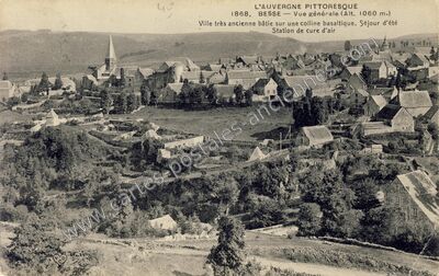 Carte postale ancienne Besse — Besse-et-Saint-Anastaise (Puy-de-Dôme)