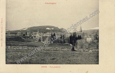 Carte postale ancienne Besse — Besse-et-Saint-Anastaise (Puy-de-Dôme)