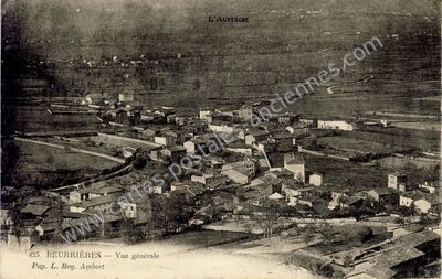 Carte postale ancienne Beurieres — Beurières (Puy-de-Dôme)