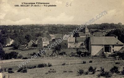 Carte postale ancienne L'Auvergne Pittoresque — Biollet (Puy-de-Dôme)