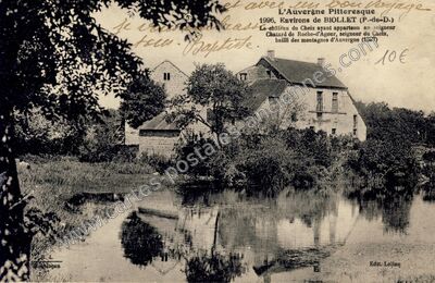 Carte postale ancienne L'Auvergne Pittoresque. Le châteu du Cheix ayant appartenu au seigneur Chatard de… — Biollet (Puy-de-Dôme)