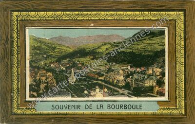 Carte postale ancienne Souvenir — La Bourboule (Puy-de-Dôme)