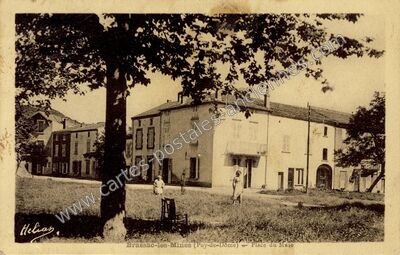Carte postale ancienne Place du Muse — Brassac-les-Mines (Puy-de-Dôme)
