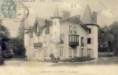 Carte postale ancienne Château le Chéry — Brenat (Puy-de-Dôme)