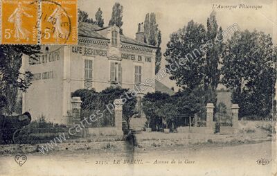 Carte postale ancienne Le Breuil — Le Breuil-sur-Couze (Puy-de-Dôme)