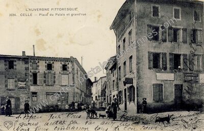 Carte postale ancienne Celle — Celles-sur-Durolle (Puy-de-Dôme)