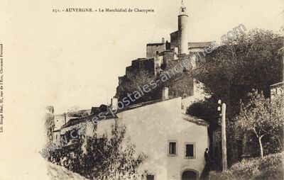 Carte postale ancienne Le Marchidial — Champeix (Puy-de-Dôme)