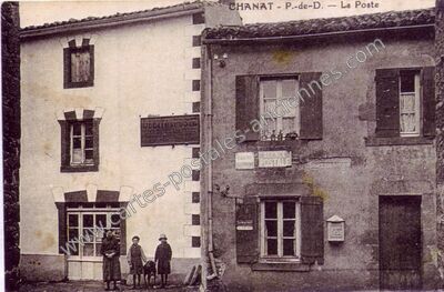 Carte postale ancienne Chanat — Chanat-la-Mouteyre (Puy-de-Dôme)