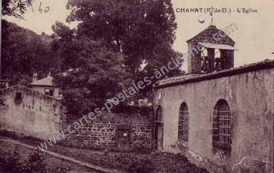 Carte postale ancienne Chanat — Chanat-la-Mouteyre (Puy-de-Dôme)