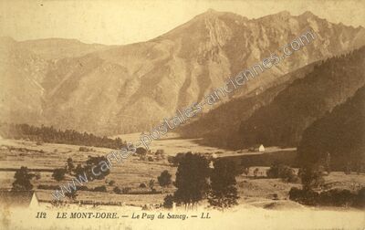 Carte postale ancienne Le Puy de Sancy — Chastreix (Puy-de-Dôme)