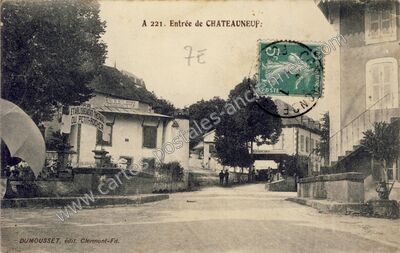 Carte postale ancienne Chateauneuf — Châteauneuf-les-Bains (Puy-de-Dôme)