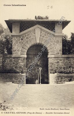 Carte postale ancienne Cures Intestinales — Chatelguyon (Puy-de-Dôme)