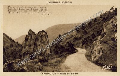 Carte postale ancienne L'Auvergne Poétique — Chatelguyon (Puy-de-Dôme)