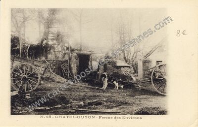 Carte postale ancienne Ferme des Environs — Chatelguyon (Puy-de-Dôme)