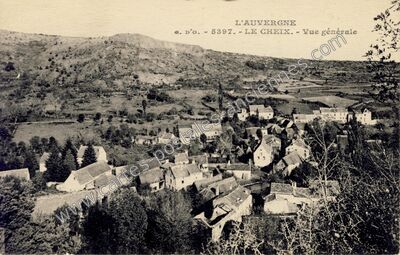 Carte postale ancienne Le Cheix — Le Cheix-sur-Morge (Puy-de-Dôme)
