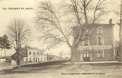 Carte postale ancienne Chignat — Clémensat (Puy-de-Dôme)