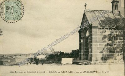 Carte postale ancienne Chapelle de l'Agneau — Clermont-Ferrand (Puy-de-Dôme)