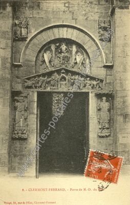 Carte postale ancienne Porte de N.-D. du — Clermont-Ferrand (Puy-de-Dôme)