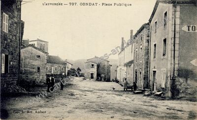 Carte postale ancienne Condat — Condat-en-Combraille (Puy-de-Dôme)