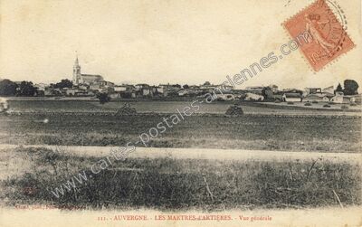 Carte postale ancienne Martres d'Artieres — Cournols (Puy-de-Dôme)