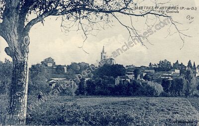 Carte postale ancienne Martres d'Artieres — Cournols (Puy-de-Dôme)