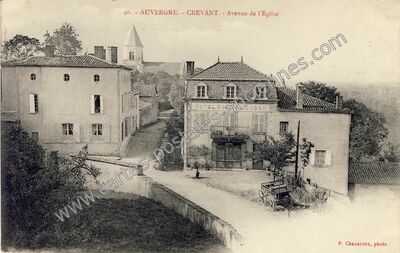 Carte postale ancienne Crevant — Crevant-Laveine (Puy-de-Dôme)