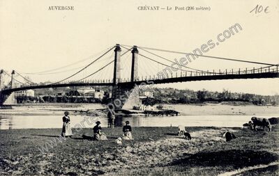Carte postale ancienne Crevant — Crevant-Laveine (Puy-de-Dôme)
