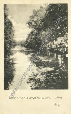 Carte postale ancienne Bourgeade — Dorat (Puy-de-Dôme)