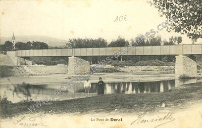 Carte postale ancienne Le Pont — Dorat (Puy-de-Dôme)