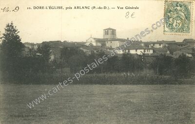 Carte postale ancienne Dore-l'Église