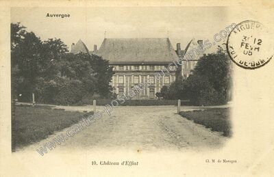 Carte postale ancienne Château d'Effiat — Effiat (Puy-de-Dôme)