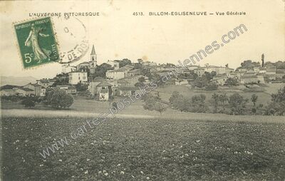Carte postale ancienne Egliseneuve — Égliseneuve-près-Billom (Puy-de-Dôme)